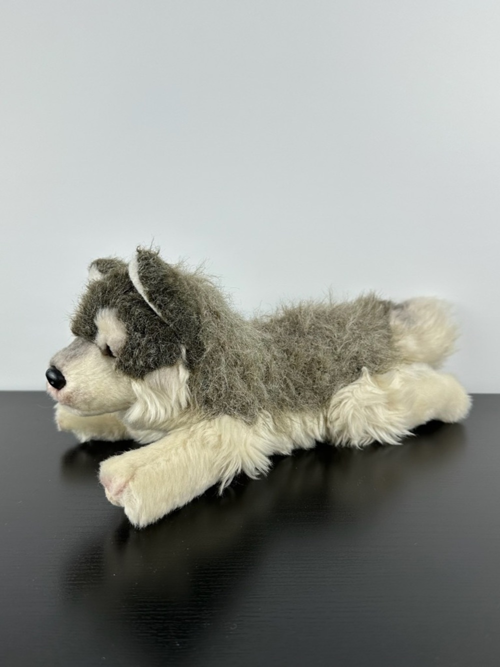 Russ Berrie Yomiko Classics Wolf 12" Gray White Cream Husky Plush Stuffed Animal
